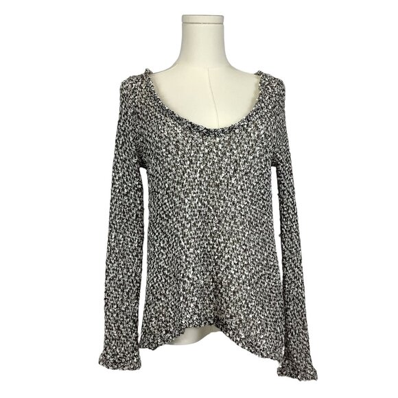 Aeropostale Popcorn Style Open Weave Knit Crop Top - Picture 1 of 5
